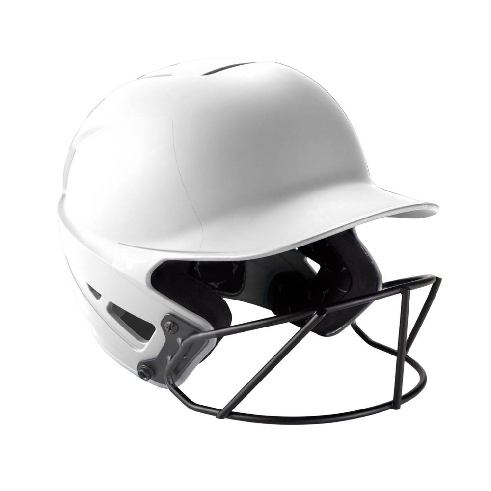 Mizuno Women's F6 Fastpitch Softball Batting Helmet White (380395-VRT)